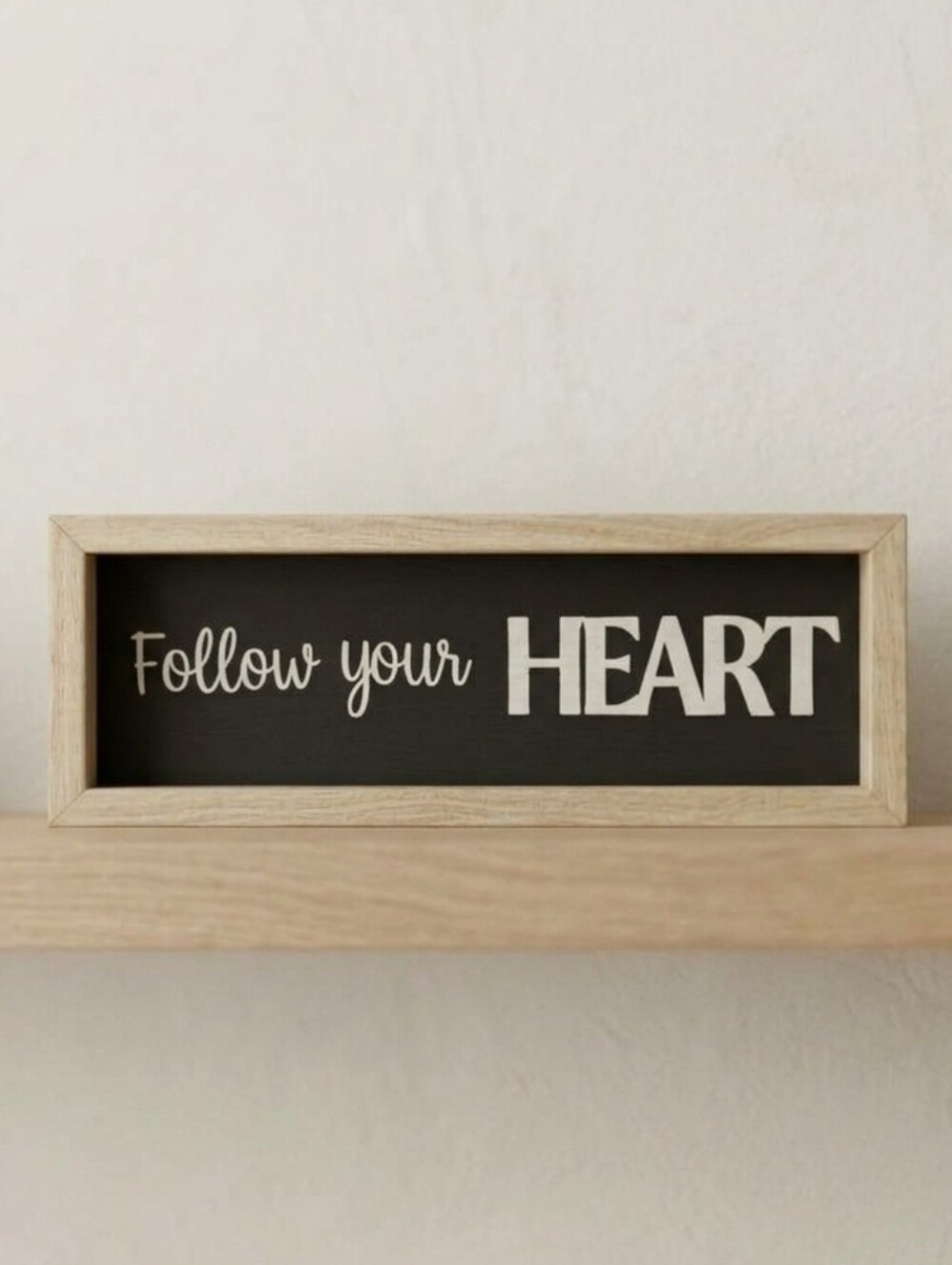 Follow your heart wall art
